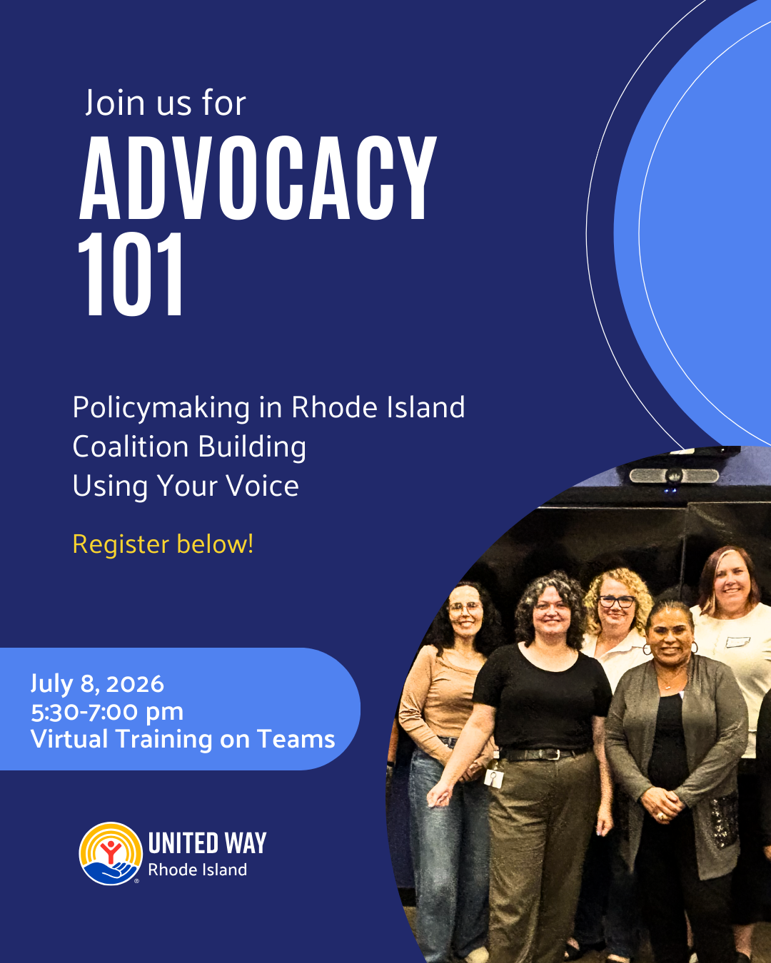 Advocacy 101 7.8.26 Header Advocacy 101 7.8.26 Header